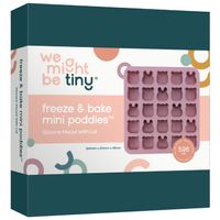 We Might Be Tiny Silicone Mini Snack Mould With Lid - Dusty Rose